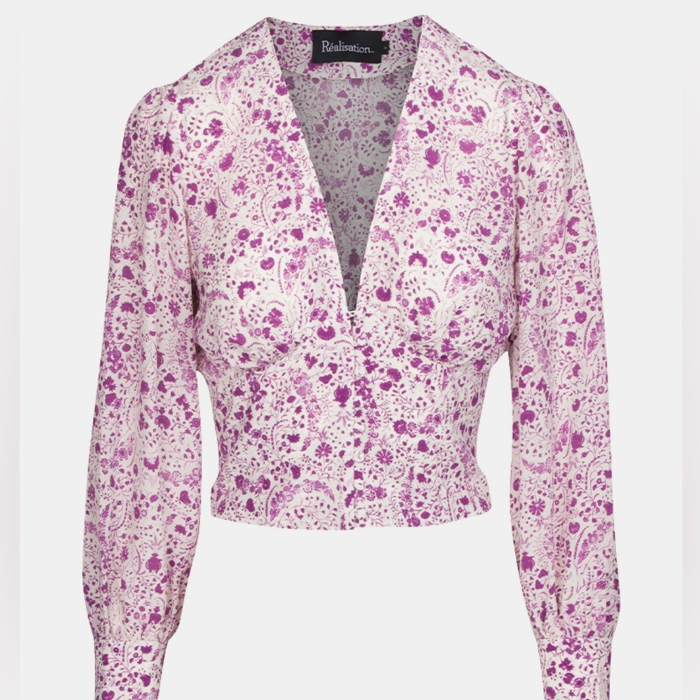 REALISATION PAR SILK BLOUSE